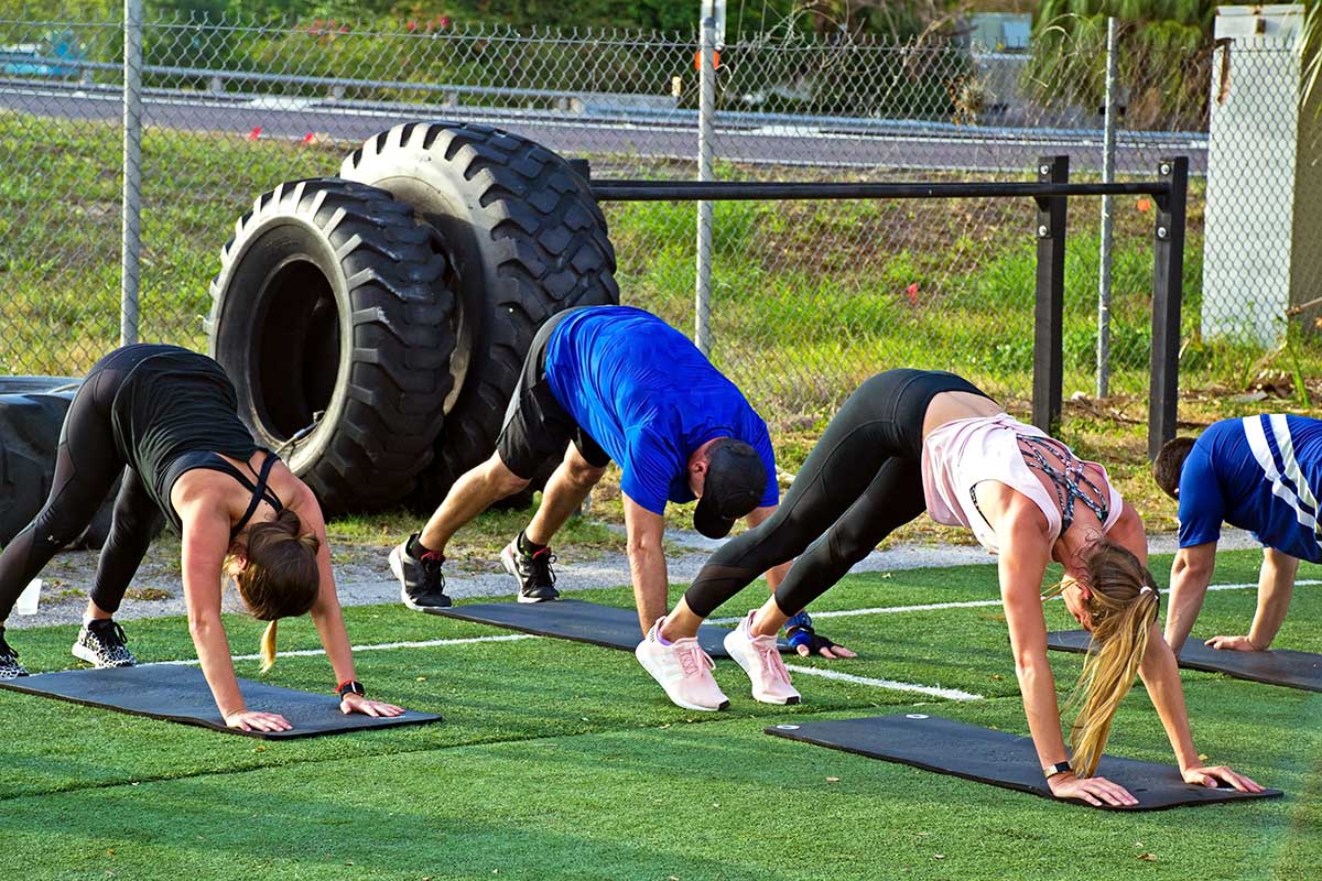 working out in the heat